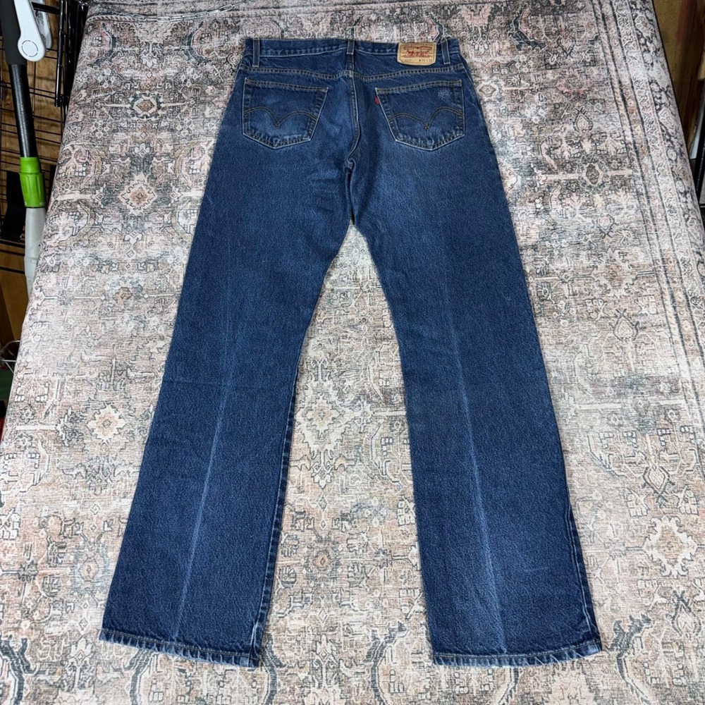 2000s Vintage Levis 517 Bootcut Blue Jeans Size 36x36